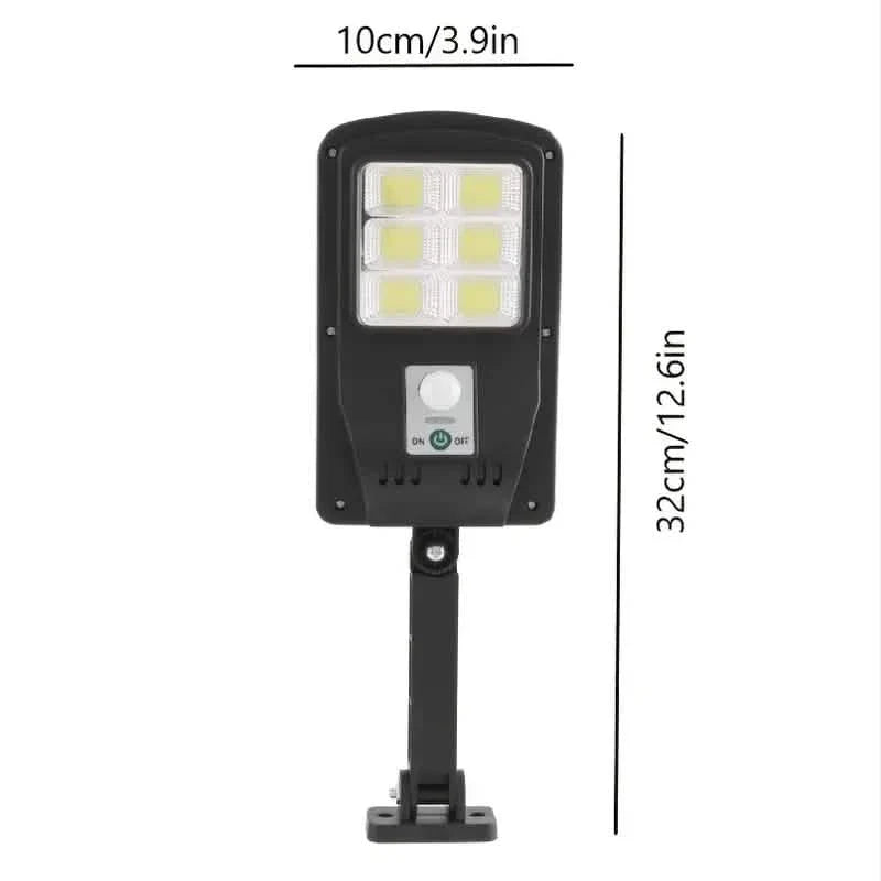 COB Solar Street Lights Remote Control Motion Sensor Security Wall Light with 3 Modes DailySale