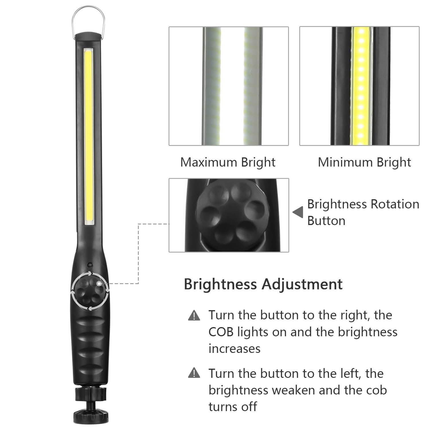 COB Work Light IPX4 Handheld Emergency LED Lamp DailySale