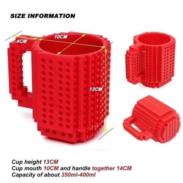 Coffee Cup Building Blocks Mugs DailySale