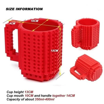 Coffee Cup Building Blocks Mugs DailySale