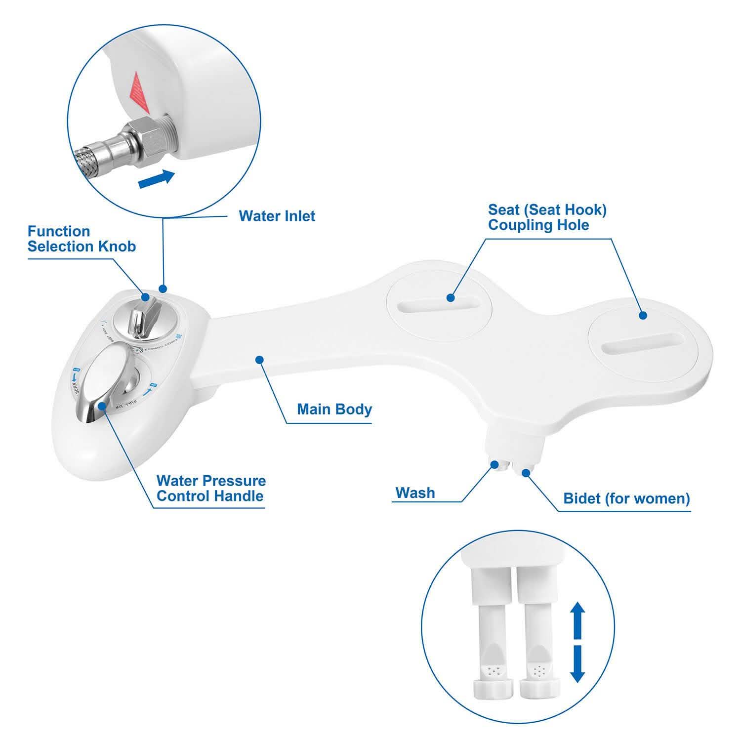 Cold Water Spray Bidet Self-Cleaning DailySale