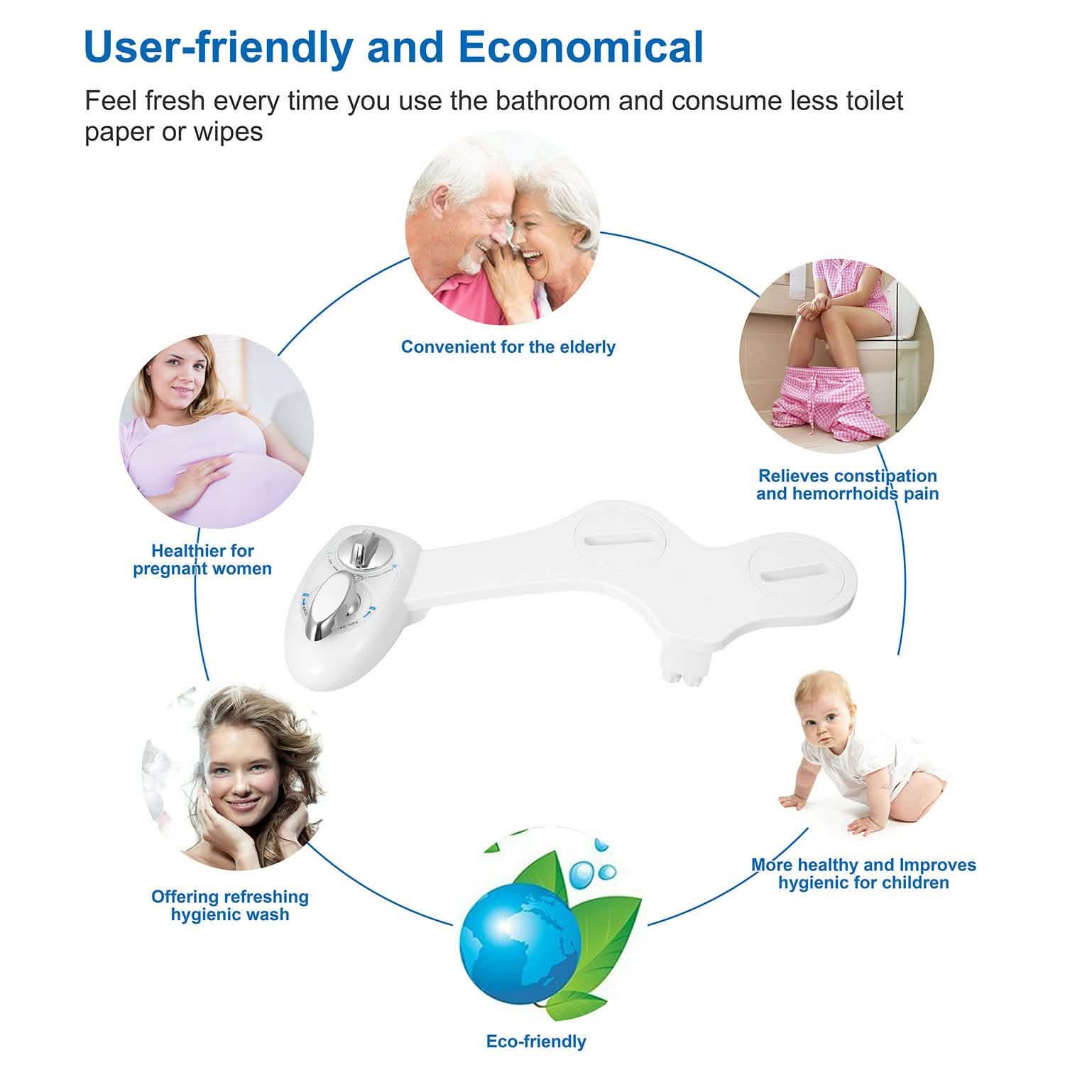 Cold Water Spray Bidet Self-Cleaning DailySale