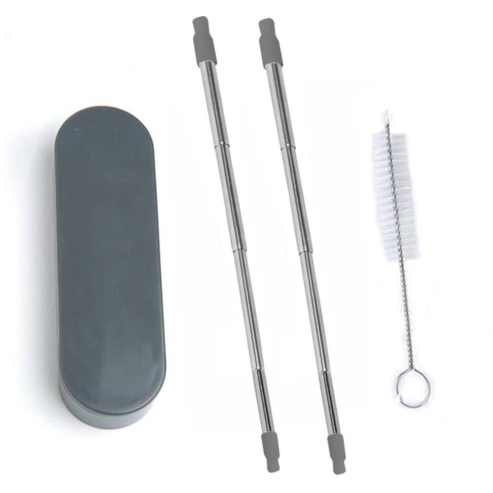 Collapsable Telescopic Reusable Drinkable Straw DailySale