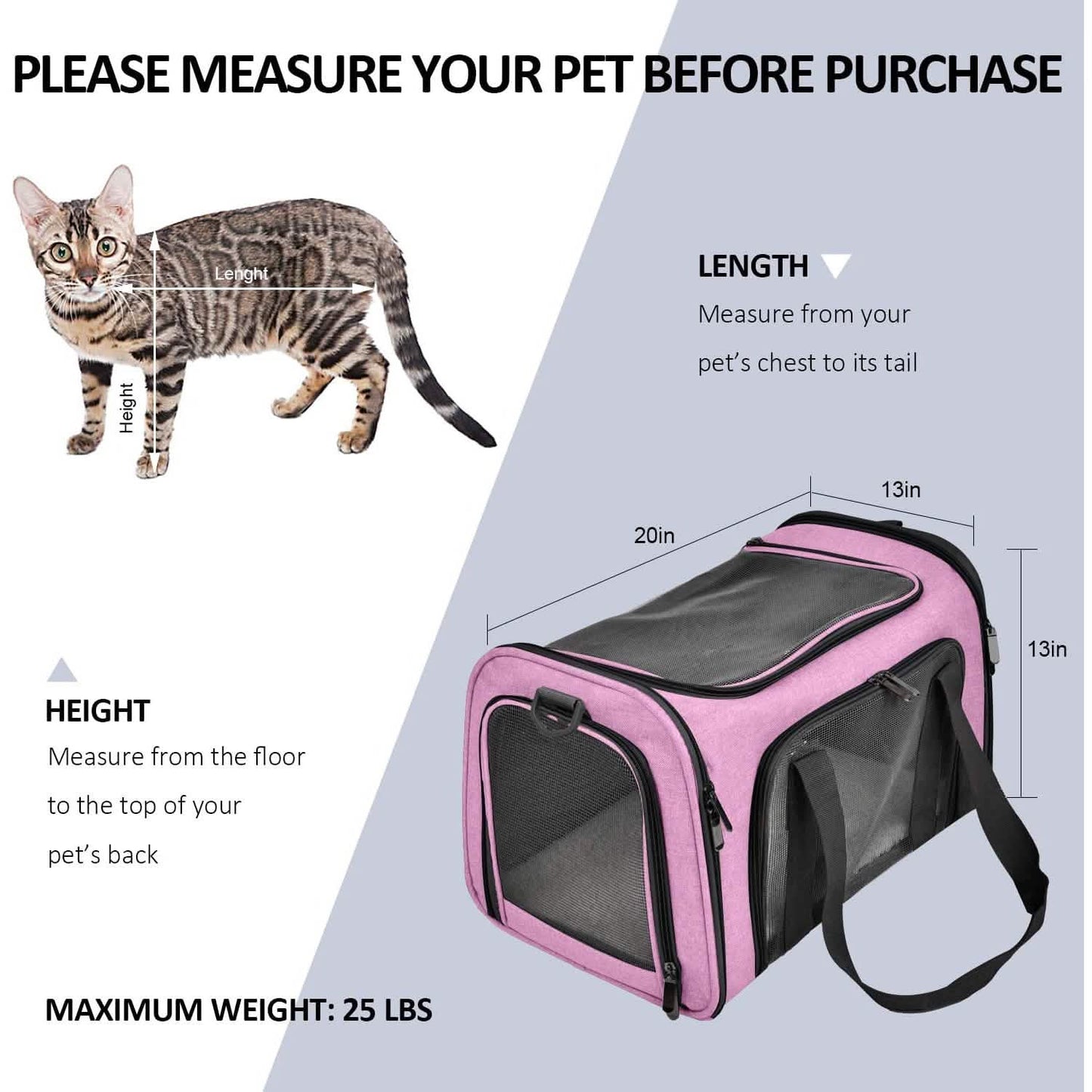 Collapsible Cat Dog Carrier DailySale