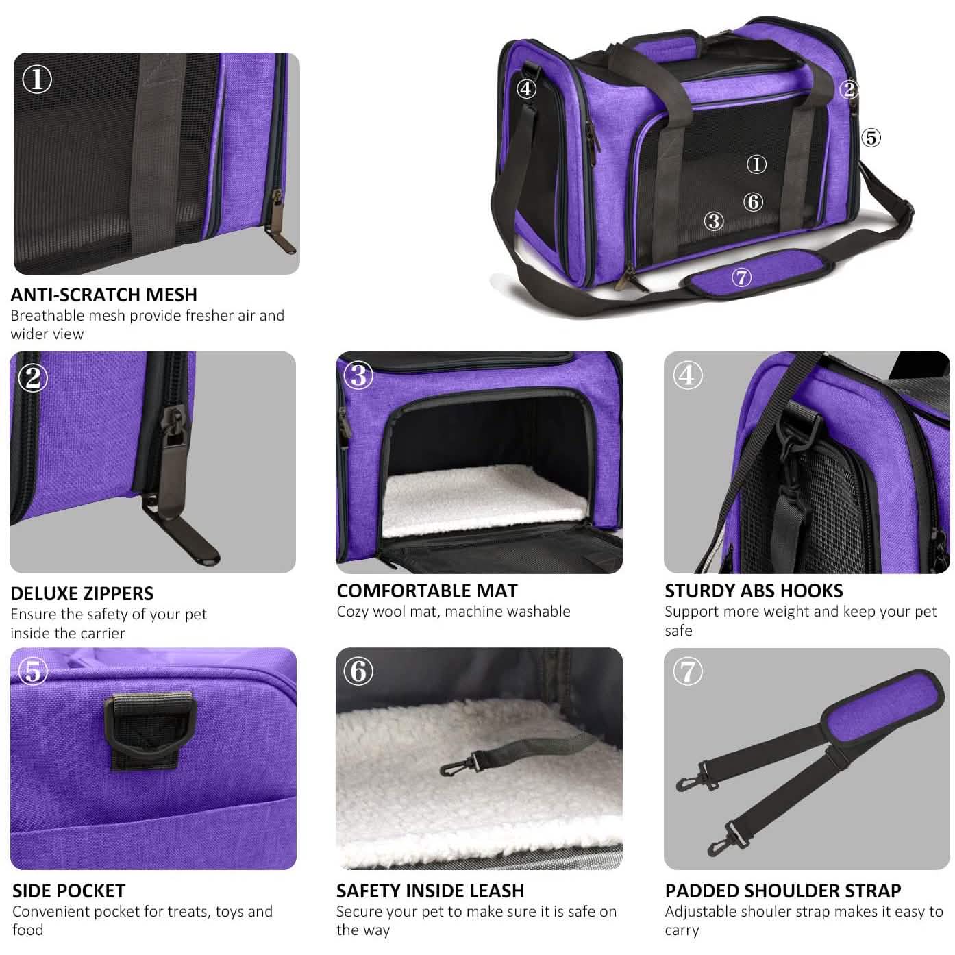 Collapsible Cat Dog Carrier DailySale