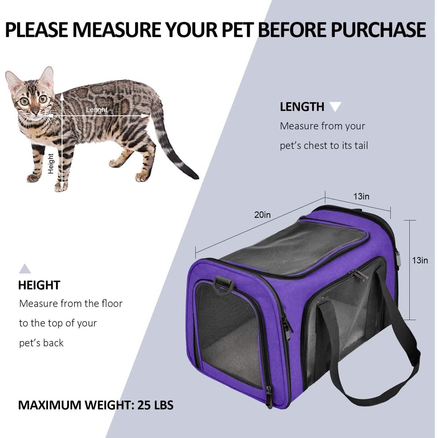 Collapsible Cat Dog Carrier DailySale