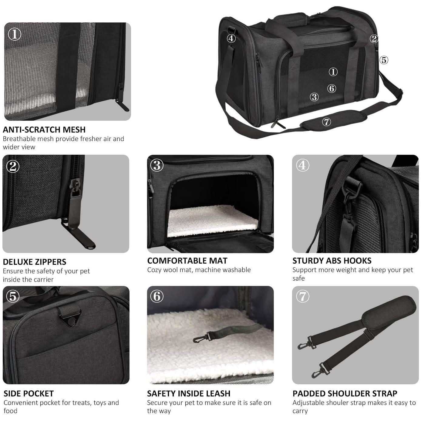 Collapsible Cat Dog Carrier DailySale