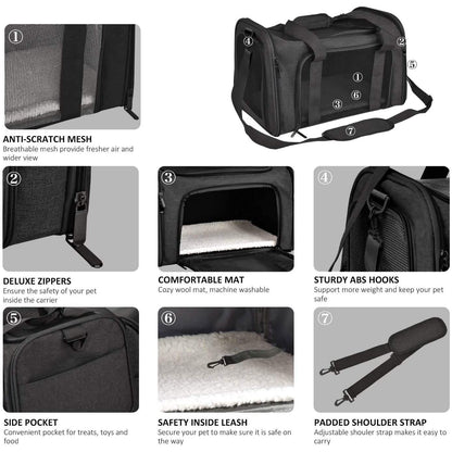 Collapsible Cat Dog Carrier DailySale