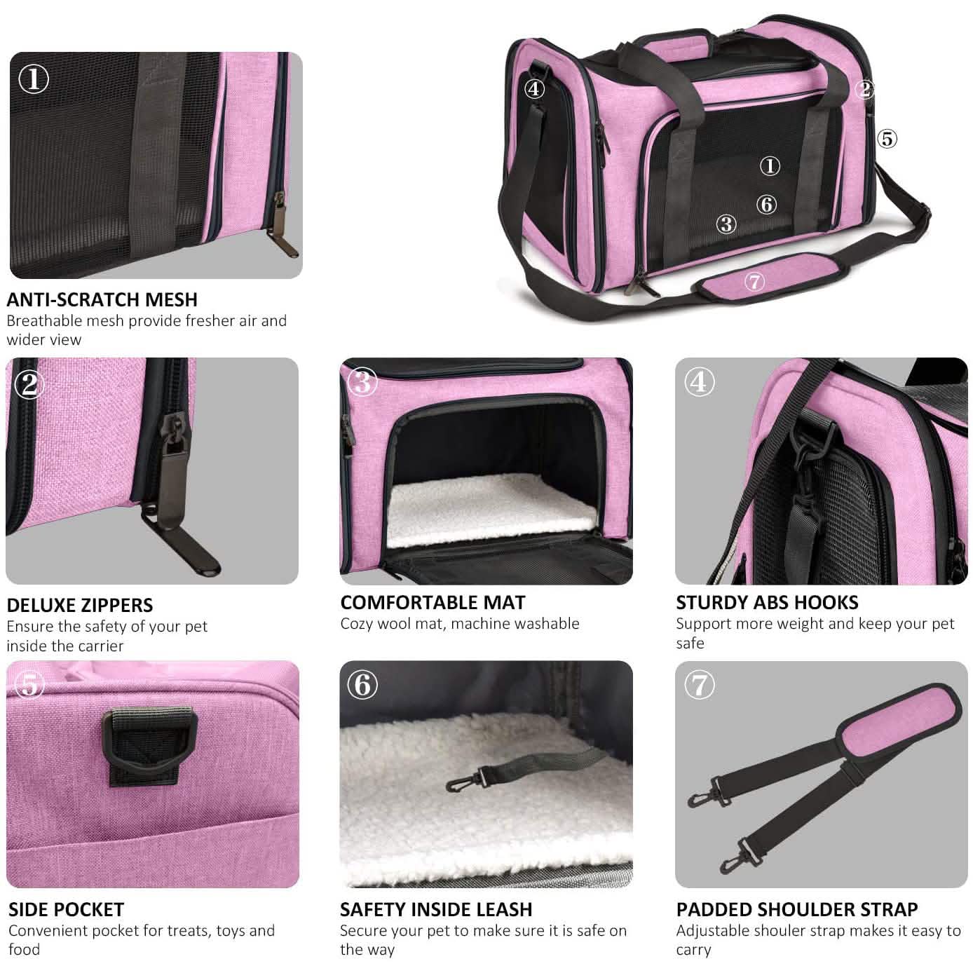 Collapsible Cat Dog Carrier DailySale