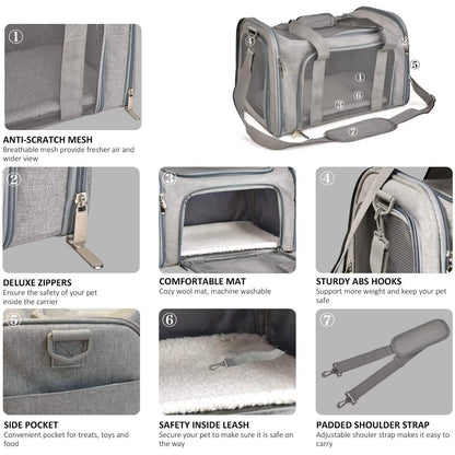 Collapsible Cat Dog Carrier DailySale