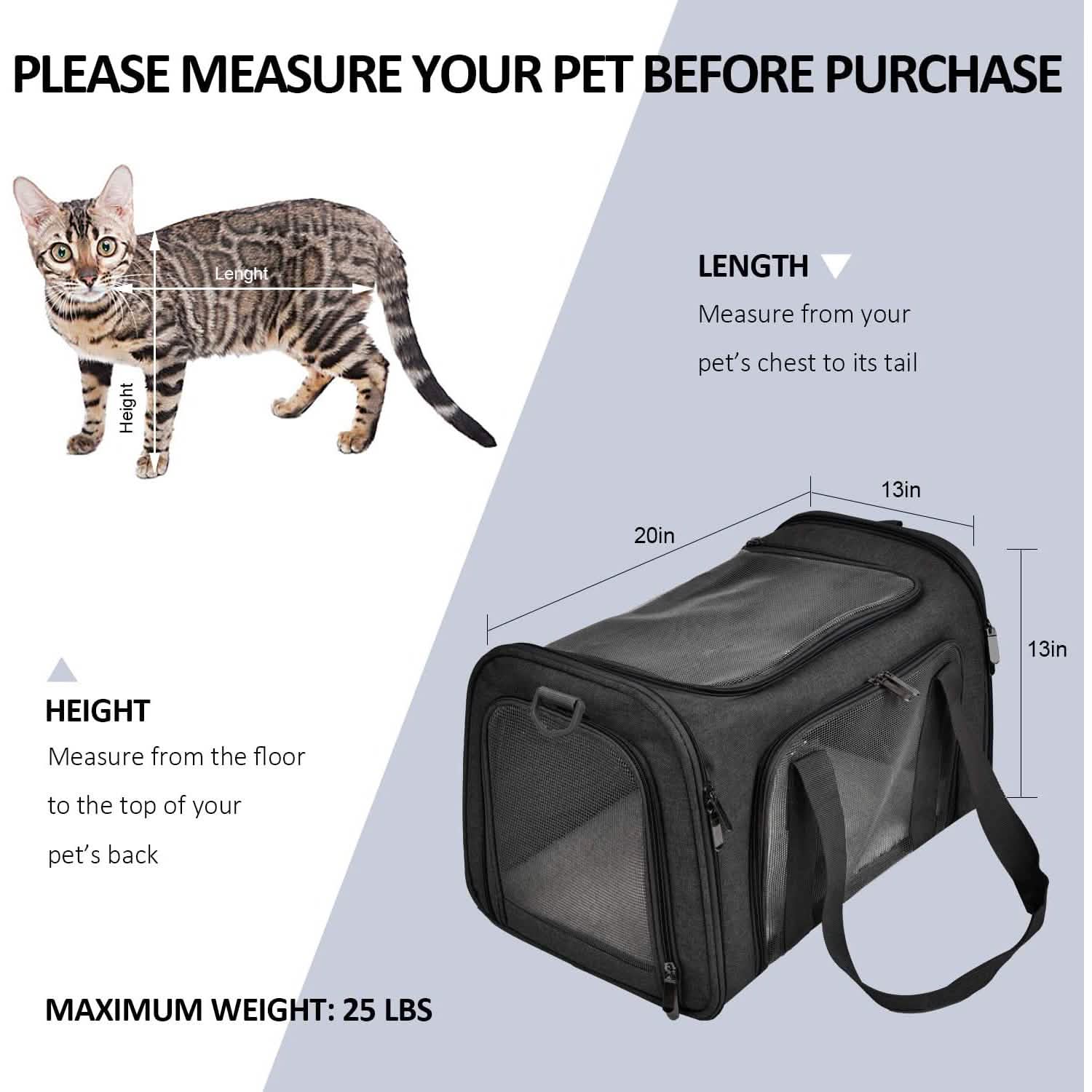 Collapsible Cat Dog Carrier DailySale