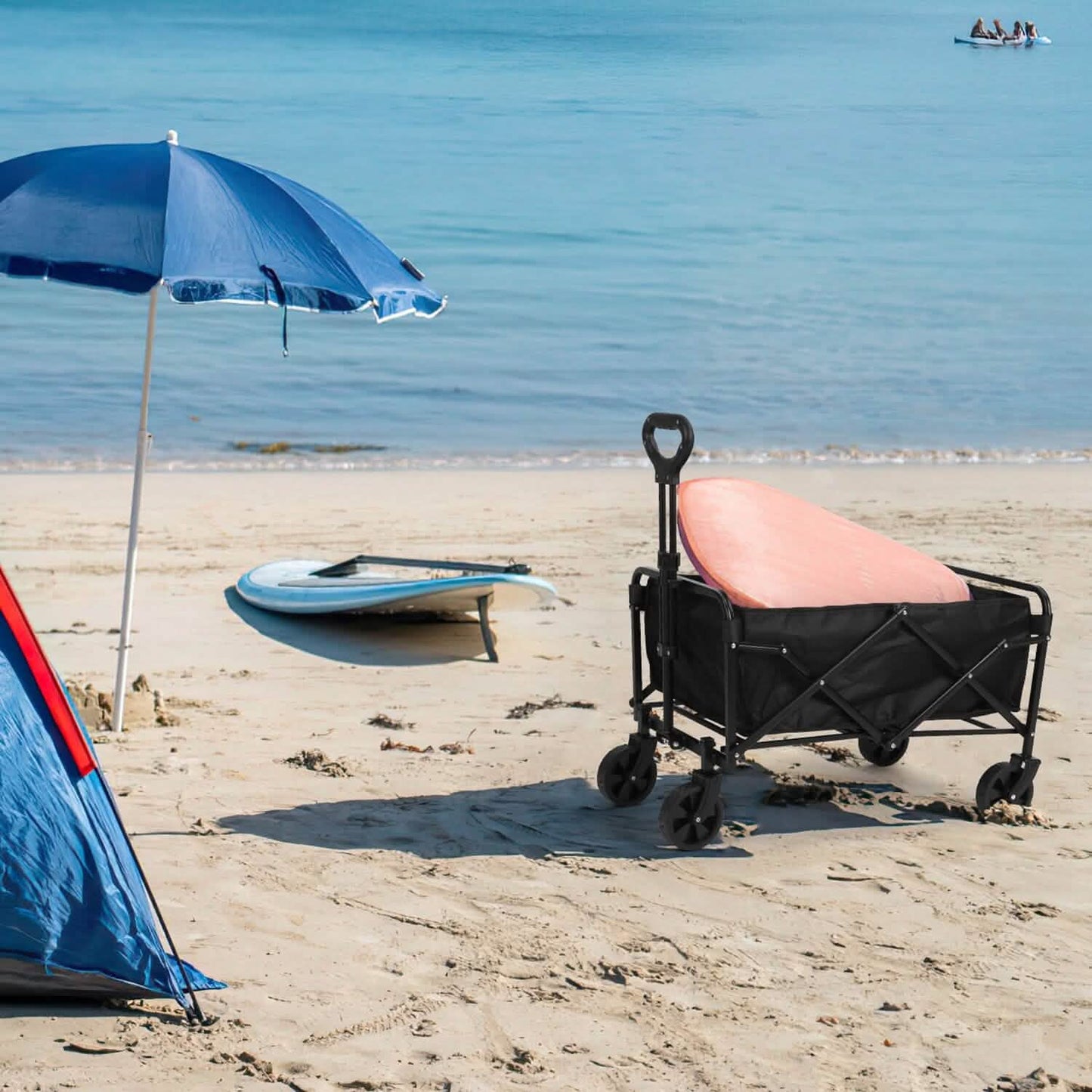 Collapsible Folding Wagon Cart DailySale