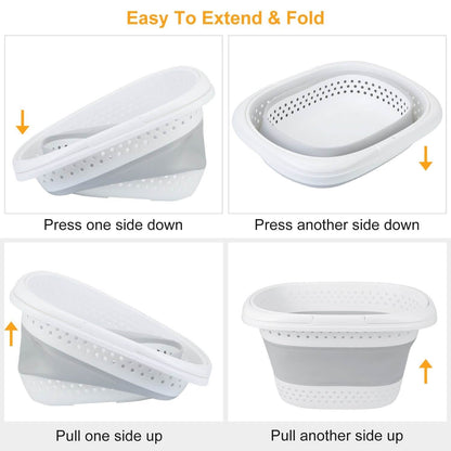 Collapsible Laundry Basket with Comfort Handle DailySale