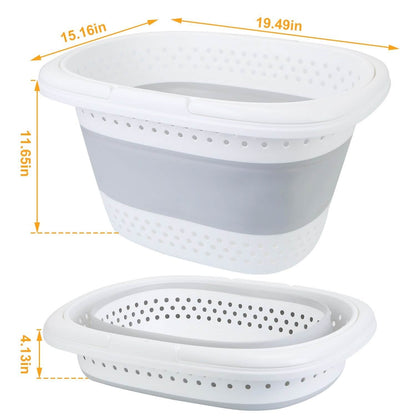 Collapsible Laundry Basket with Comfort Handle DailySale