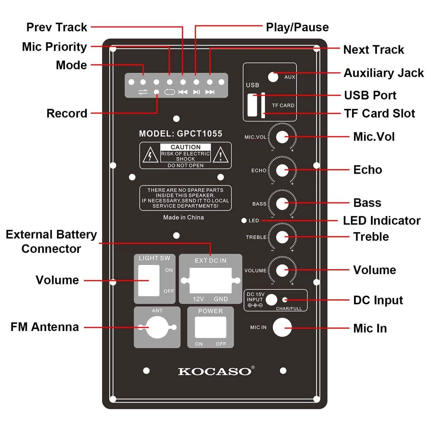 Colorful LED Portable Wireless Party Speaker DailySale