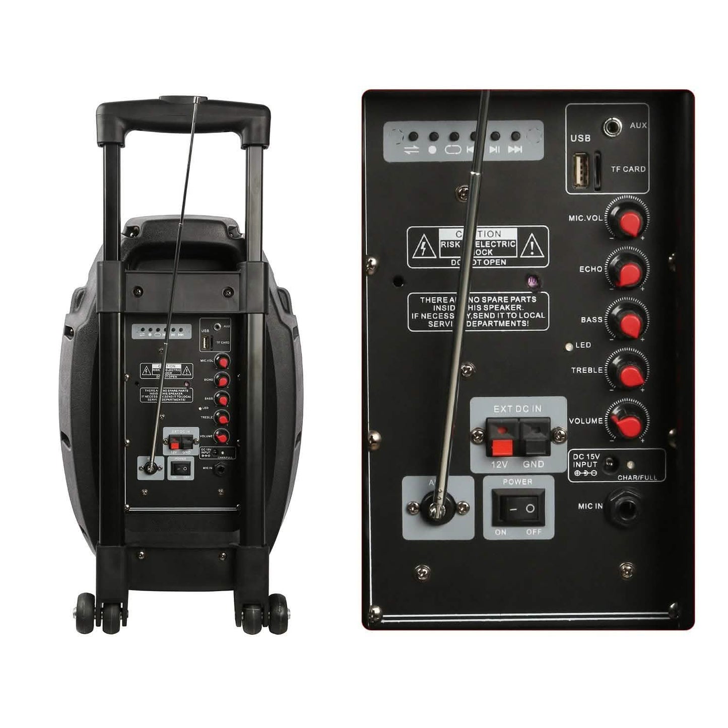 Colorful LED Portable Wireless Party Speaker DailySale