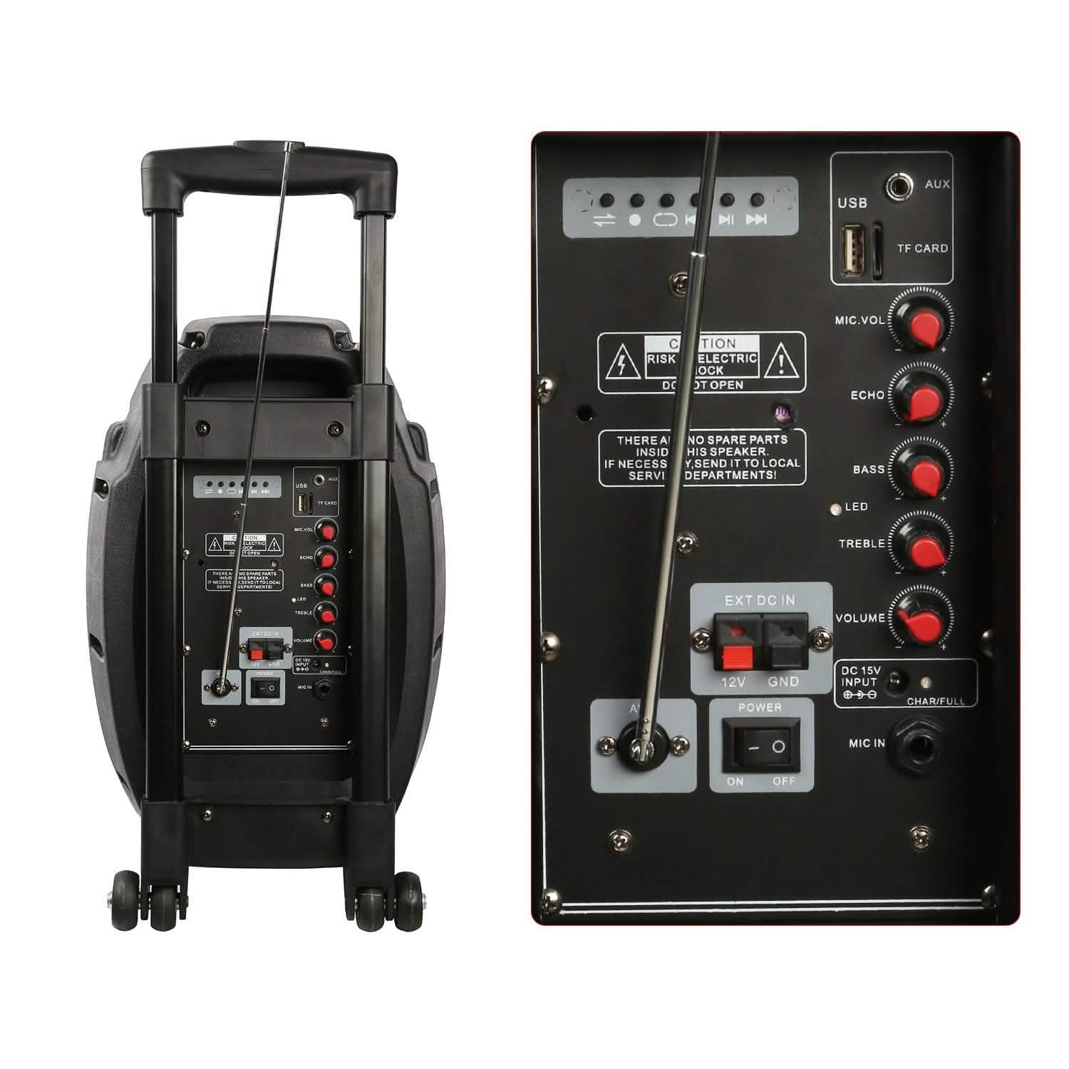 Colorful LED Portable Wireless Party Speaker DailySale