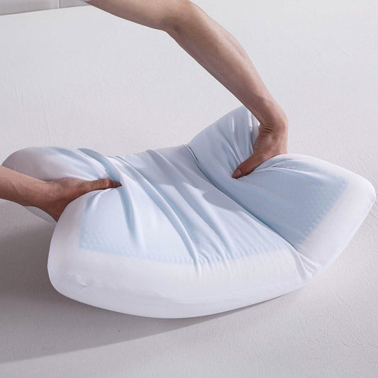 Comfort and Relax Reversible Memory Foam Gel Pillow - King DailySale