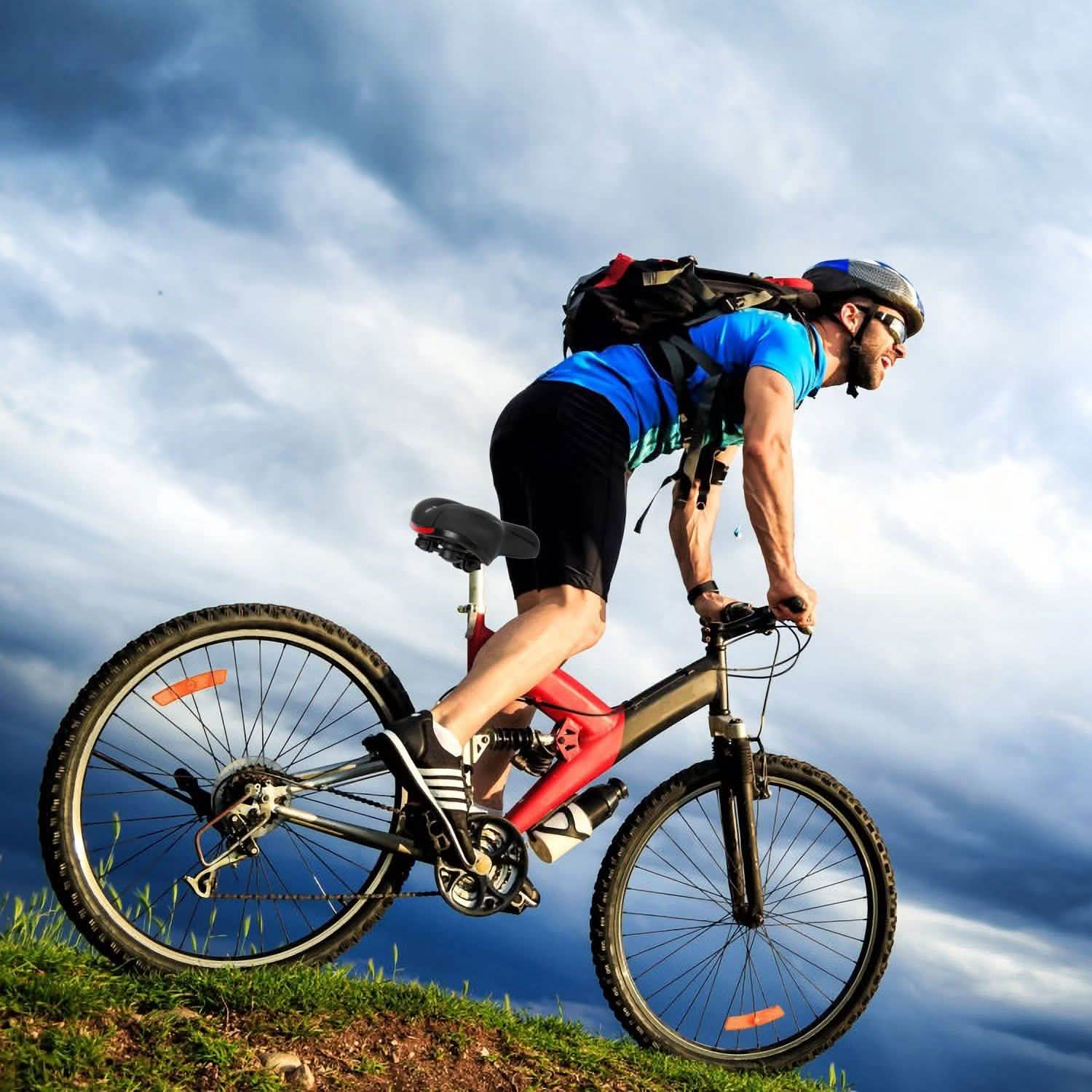 Comfortable Bike Seat Water Resistant MTB Bicycle Padded Saddle DailySale