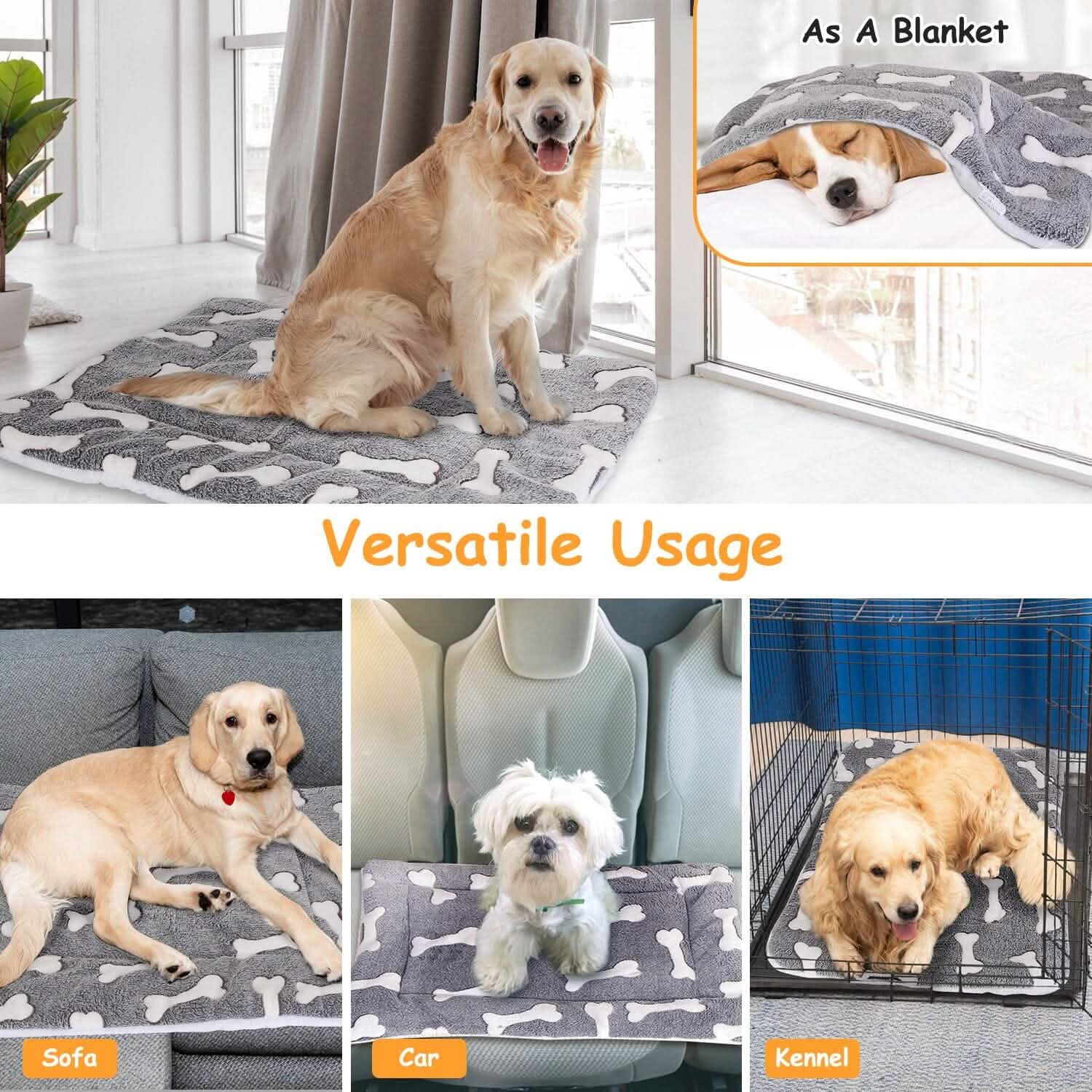 Comfortable Flannel Dog Bed Mat DailySale