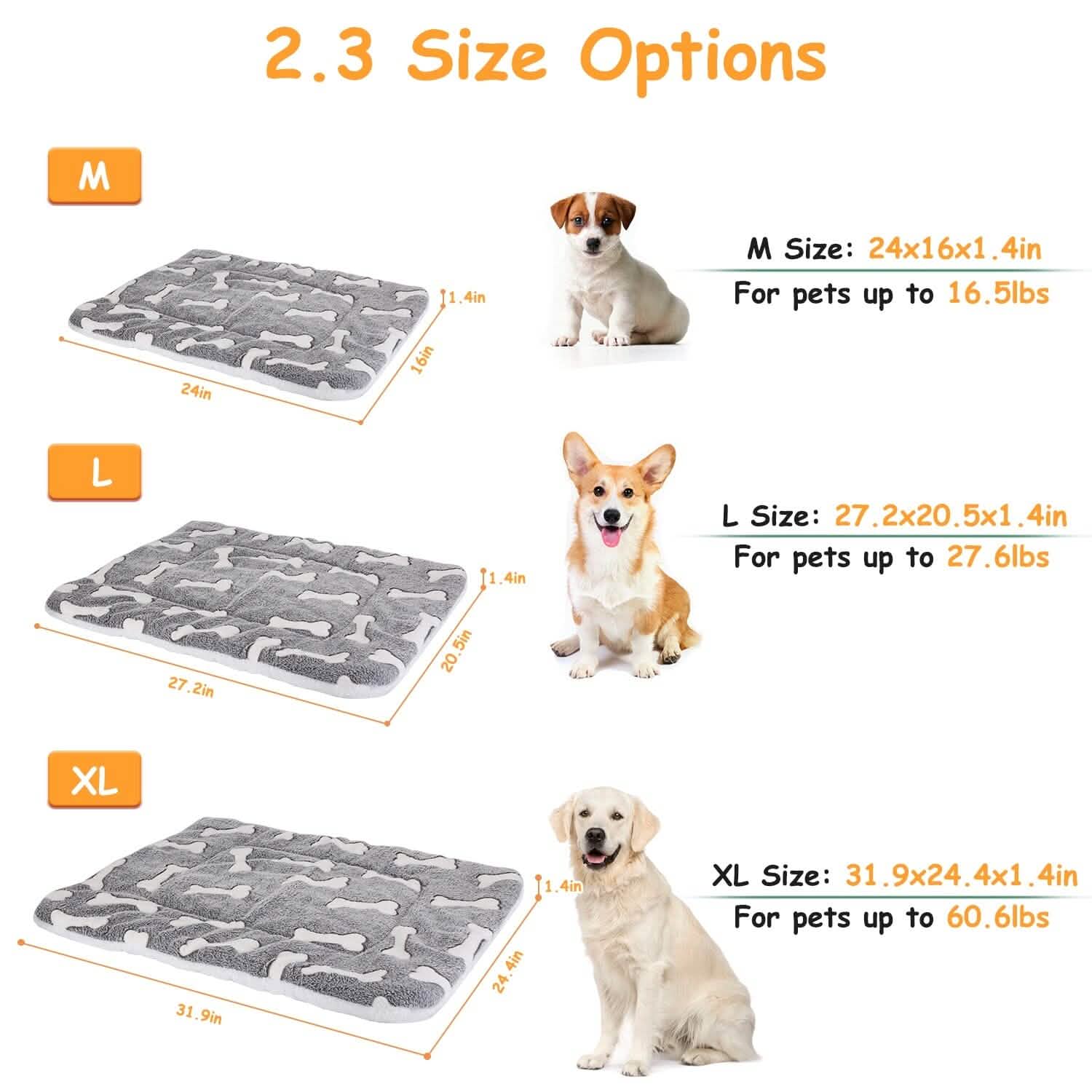 Comfortable Flannel Dog Bed Mat DailySale