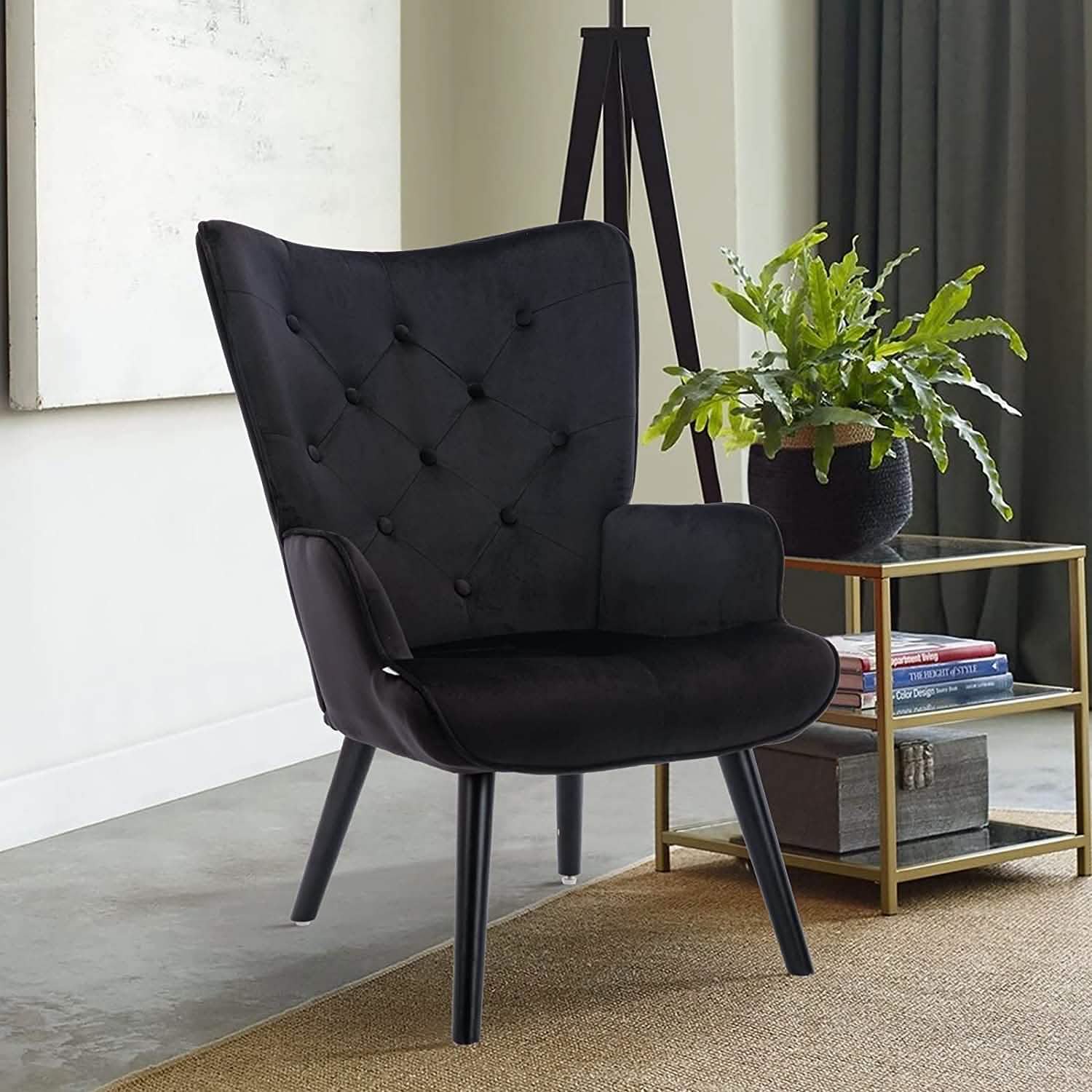 Comfy Lounge Chair with High Back Design DailySale