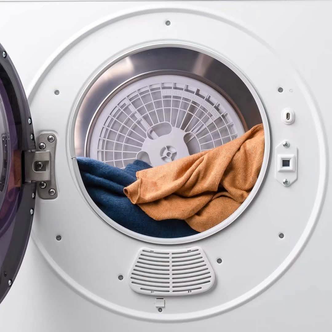Compact Electric Clothes Dryer with Stainless Steel Tub DailySale