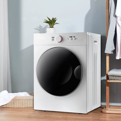 Compact Electric Clothes Dryer with Stainless Steel Tub DailySale