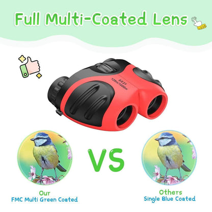 Compact High Resolution Shockproof Binoculars for Kids DailySale