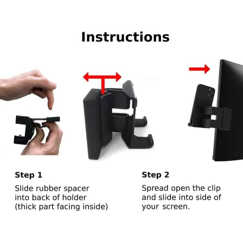 Computer Screen Phone Mount by American Gear DailySale