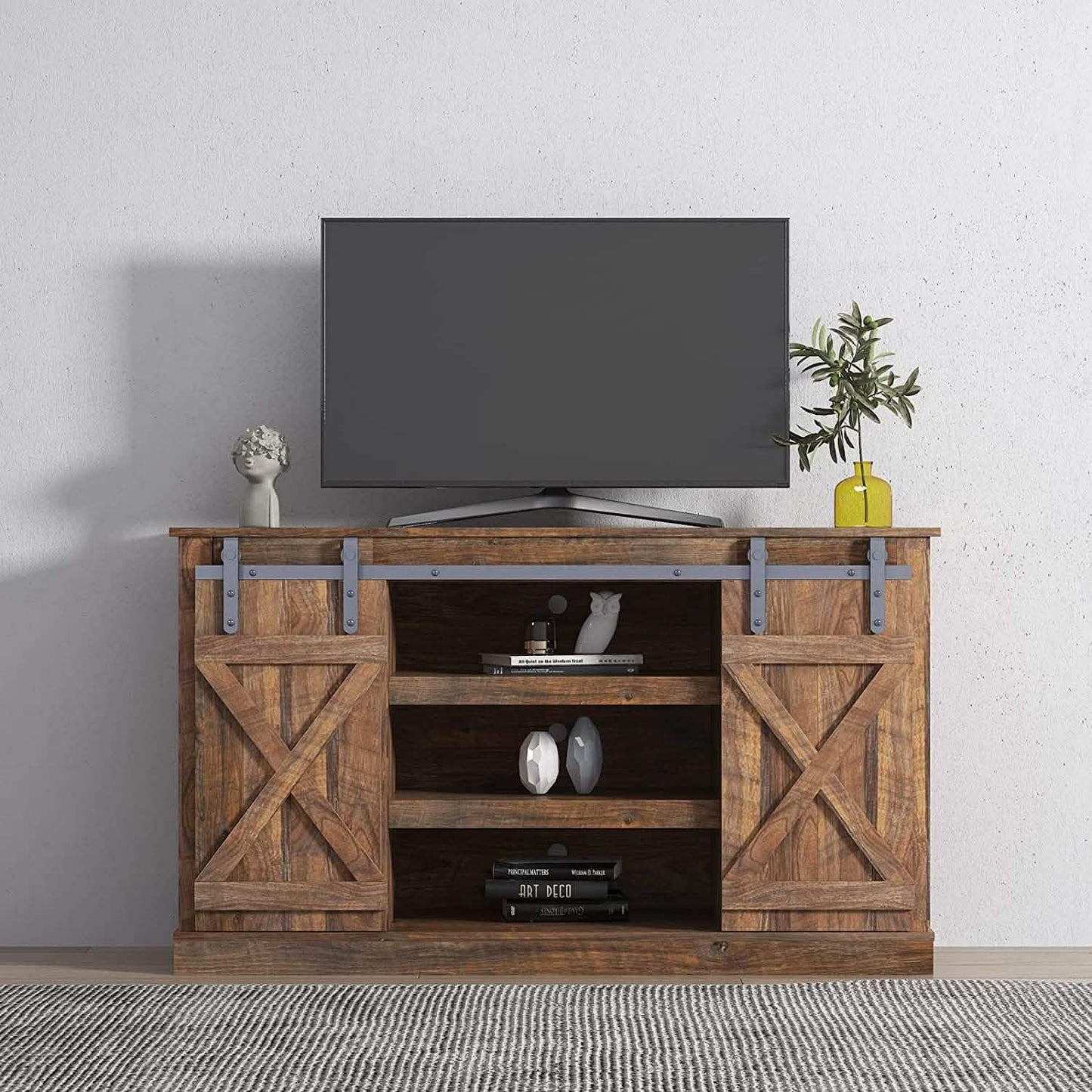 Console Table TV Cabinet with Locker DailySale