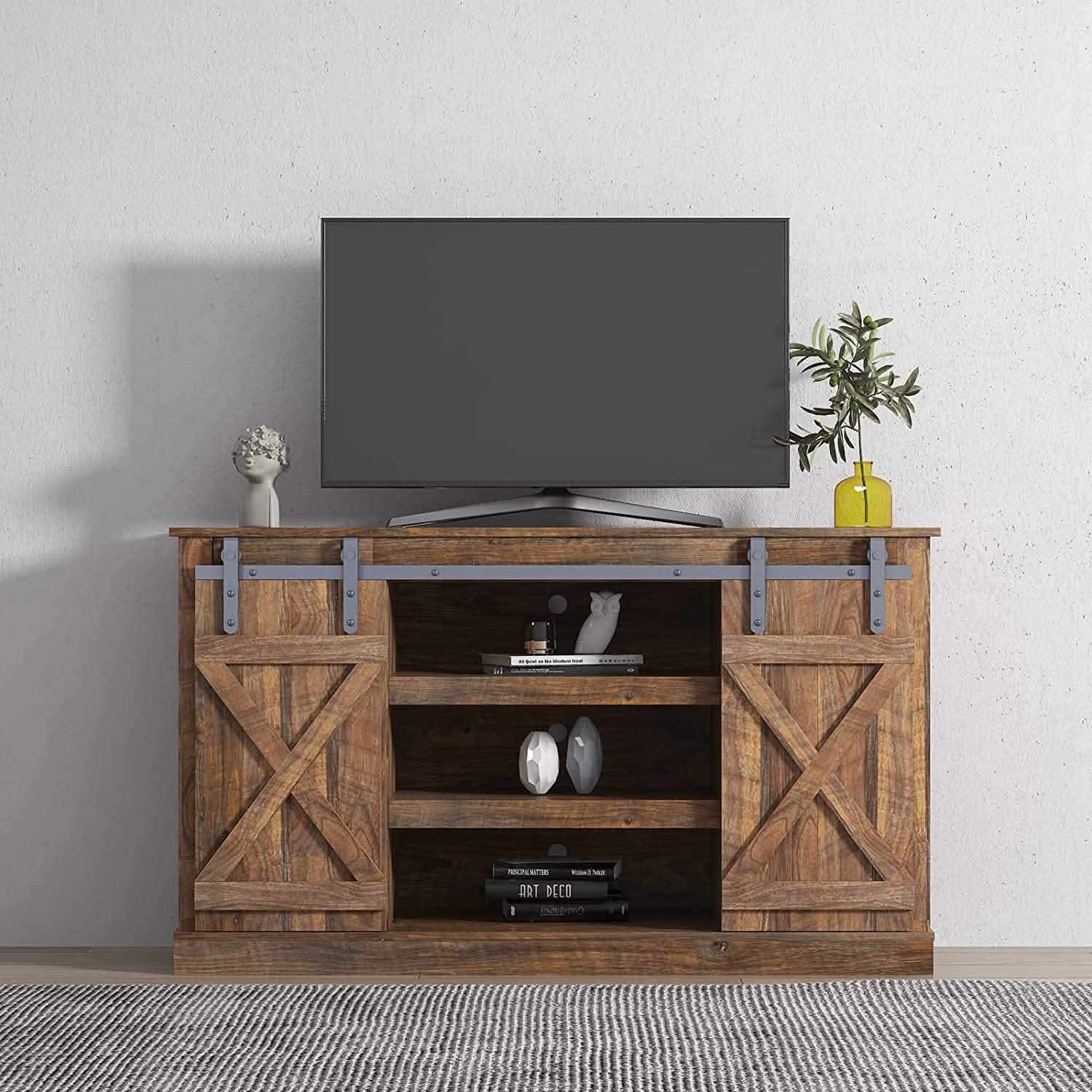 Console Table TV Cabinet with Locker DailySale