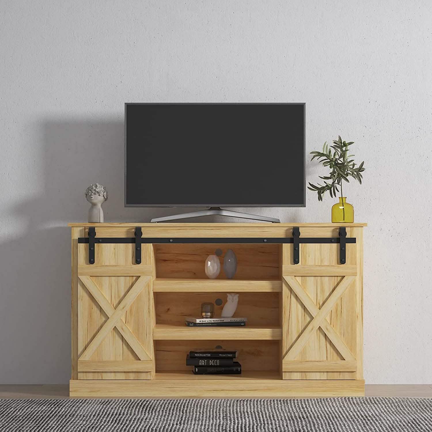 Console Table TV Cabinet with Locker DailySale