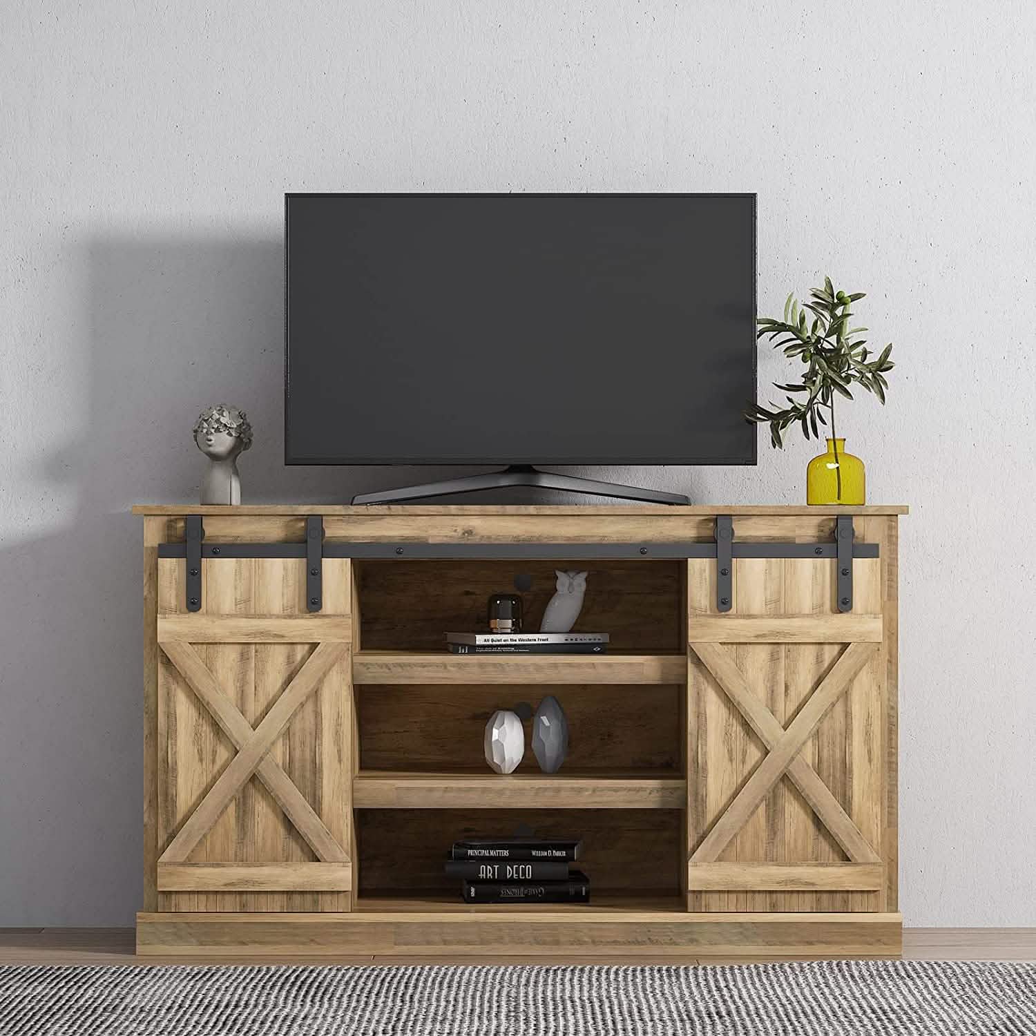 Console Table TV Cabinet with Locker DailySale