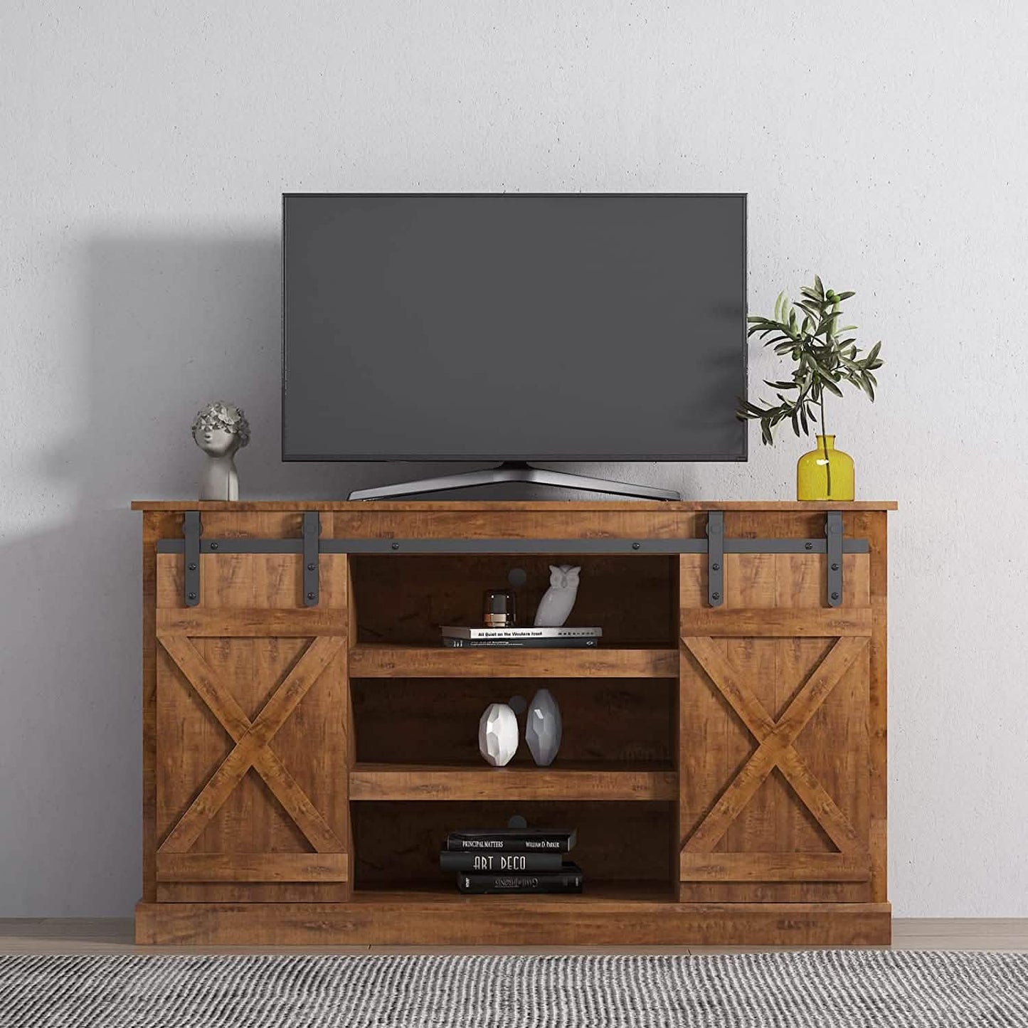 Console Table TV Cabinet with Locker DailySale