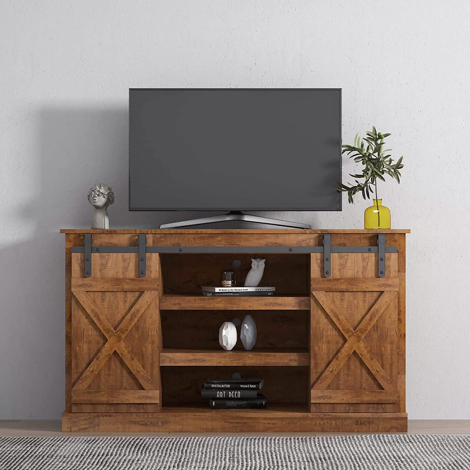 Console Table TV Cabinet with Locker DailySale