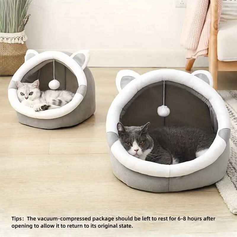 Contemporary Polyester Fiber Cat Bed DailySale