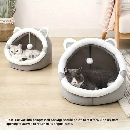 Contemporary Polyester Fiber Cat Bed DailySale