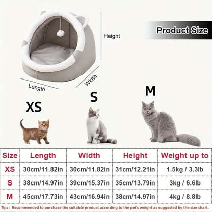 Contemporary Polyester Fiber Cat Bed DailySale