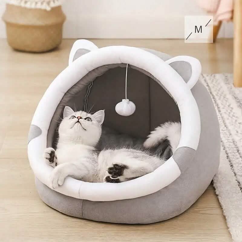Contemporary Polyester Fiber Cat Bed DailySale