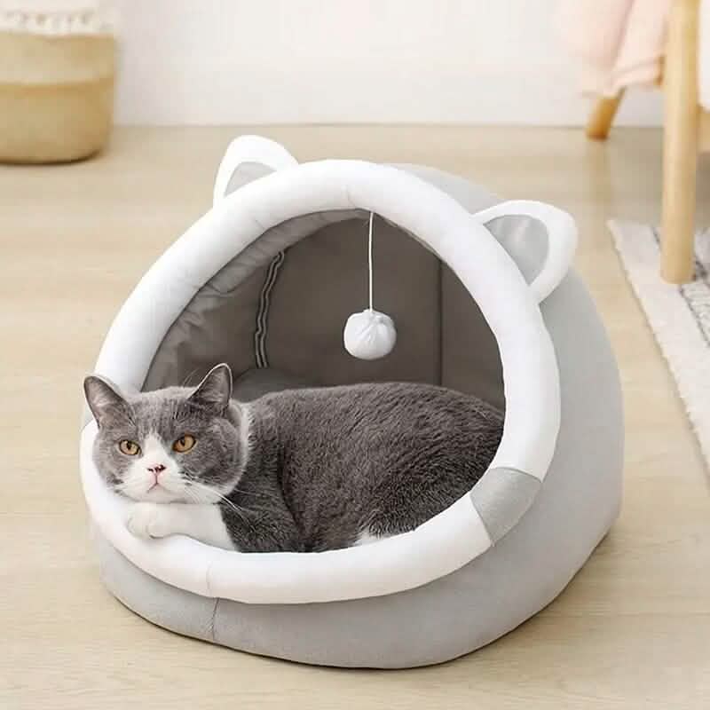 Contemporary Polyester Fiber Cat Bed DailySale