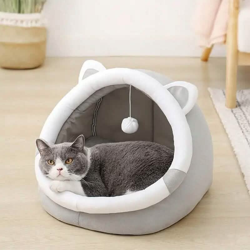 Contemporary Polyester Fiber Cat Bed DailySale