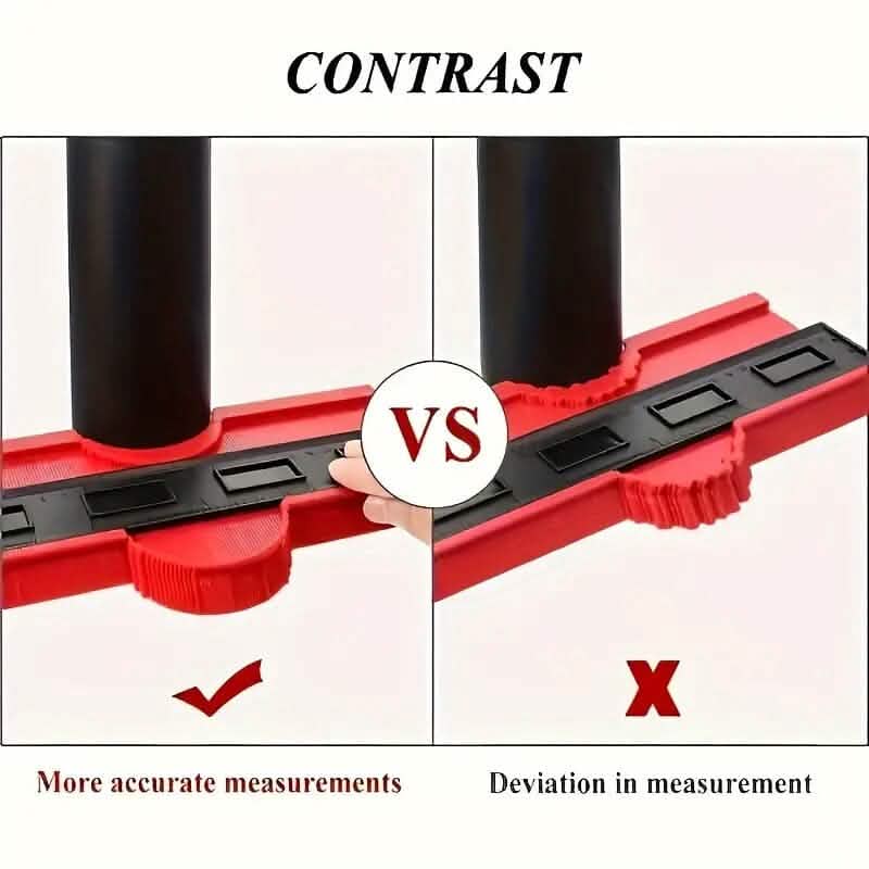 Contour Gauge Profile Tool Outline Measuring Plastic Ruler DailySale