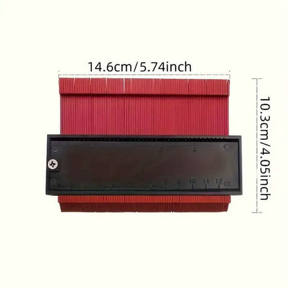 Contour Gauge Profile Tool Outline Measuring Plastic Ruler DailySale
