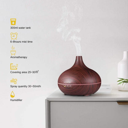 Cool Mist Humidifier Ultrasonic Aromatherapy Diffuser DailySale