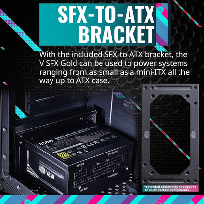 Cooler Master V850 SFX Gold Full Modular  (Refurbished) DailySale