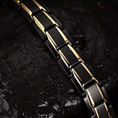 Copper Alloy Magnetic Healthy Care Stone Therapeutic Energy Healing Bracelet DailySale