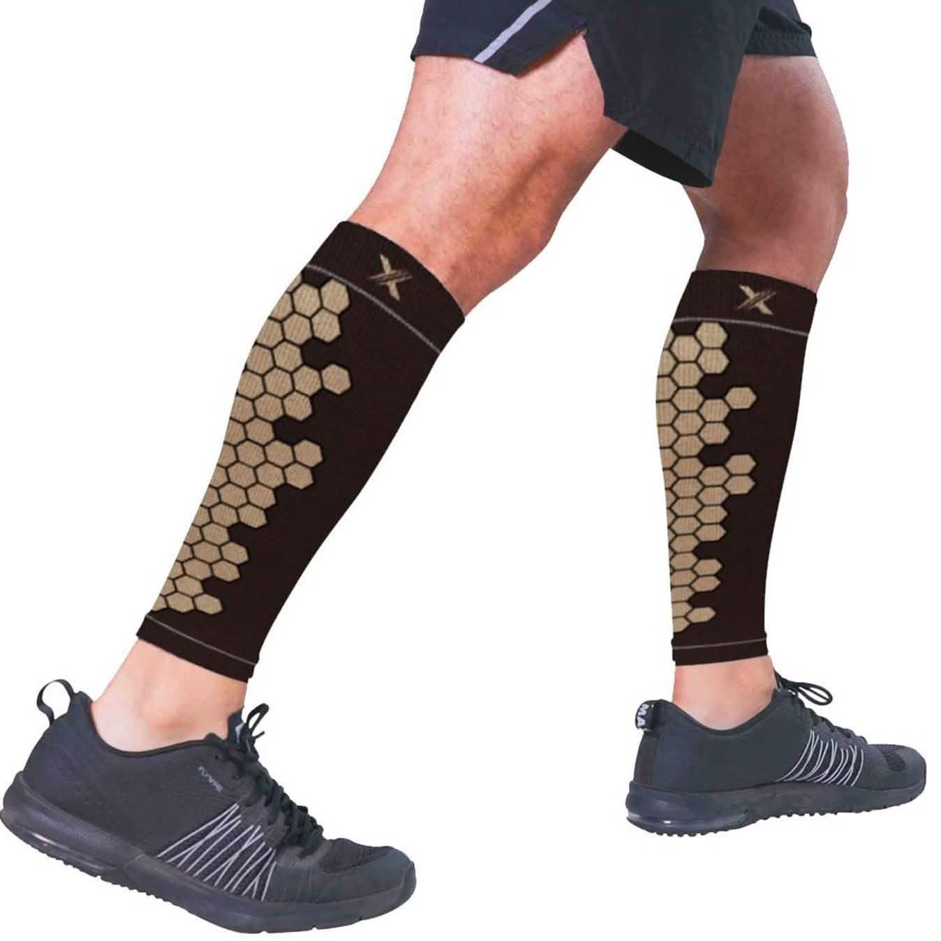 Copper Infused High Performance Compression and Support Calf Sleeves DailySale