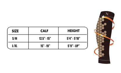 Copper Infused High Performance Compression and Support Calf Sleeves DailySale