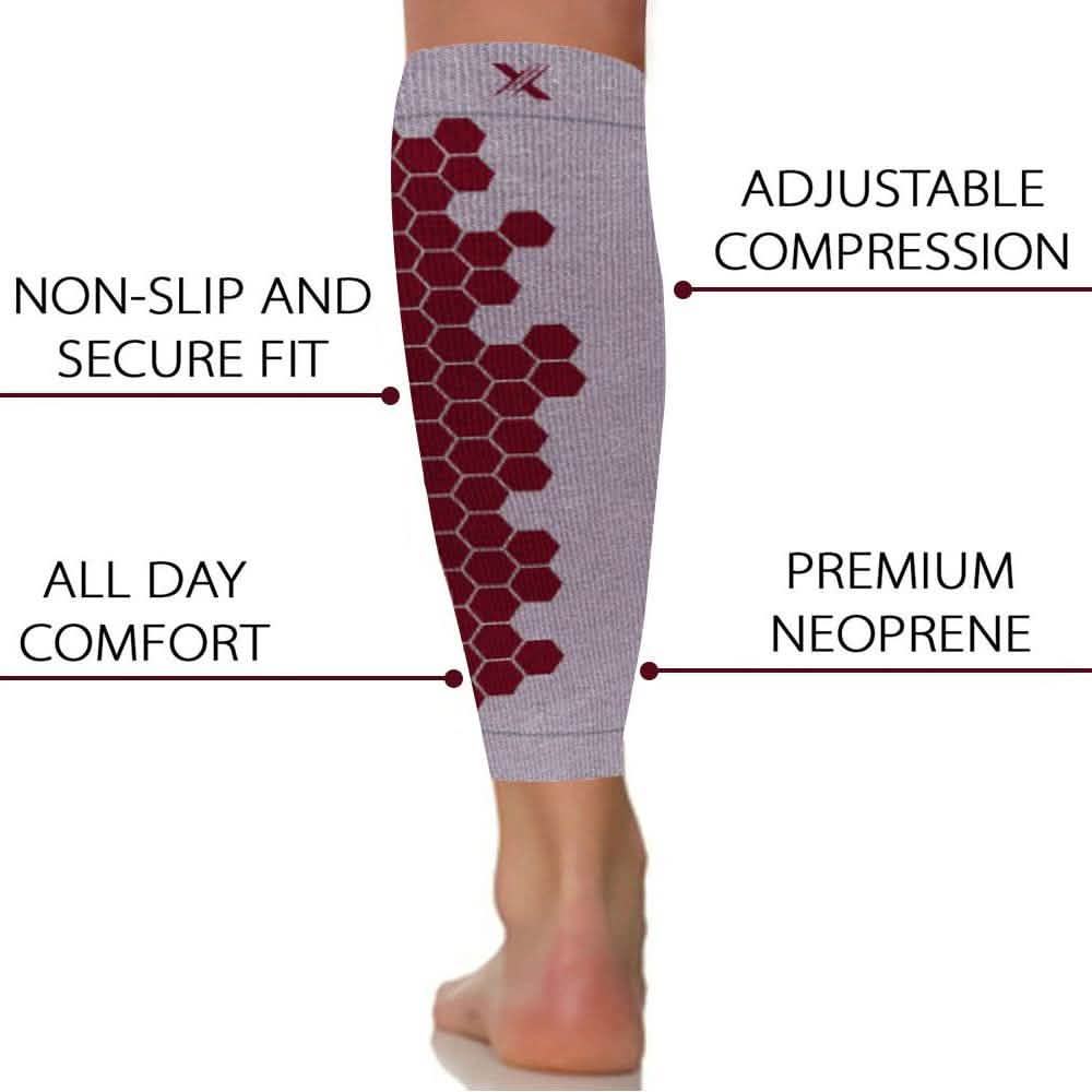 Copper Infused High Performance Compression and Support Calf Sleeves DailySale